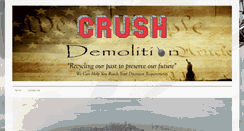 Desktop Screenshot of crushdemolition.com