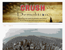 Tablet Screenshot of crushdemolition.com